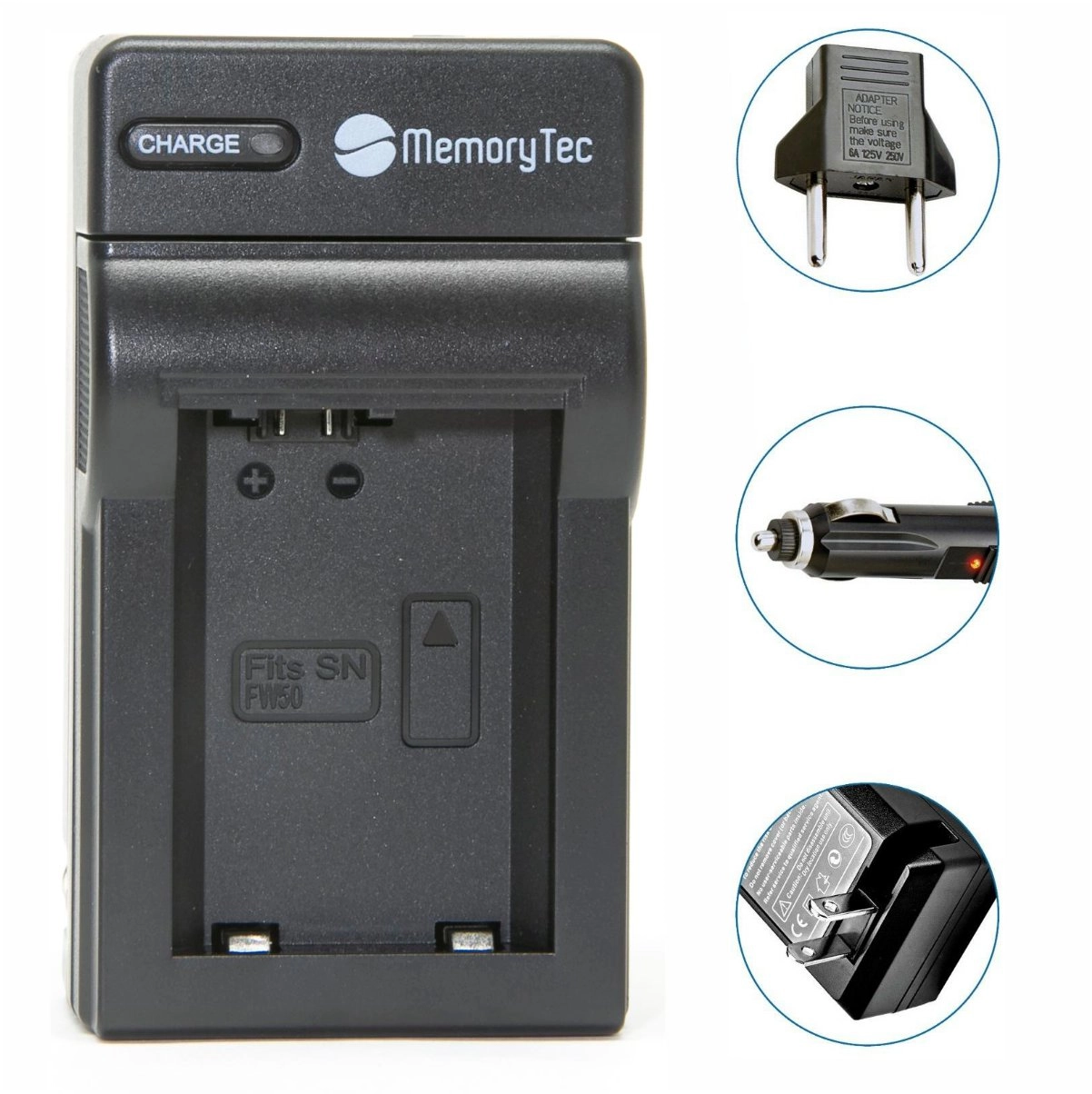 Kit 1 Bateria NP-FW50 + Carregador para Sony Kit 1 Bateria NP-FW50 + Carregador para Sony