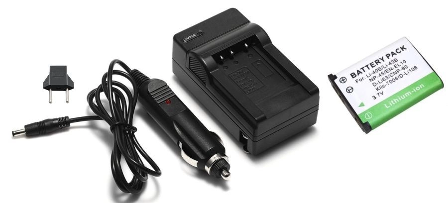 Kit 1 Bateria EN-EL10 + Carregador para Nikon