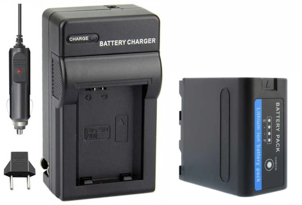 Kit 1 Bateria NP-F990 + Carregador para Sony