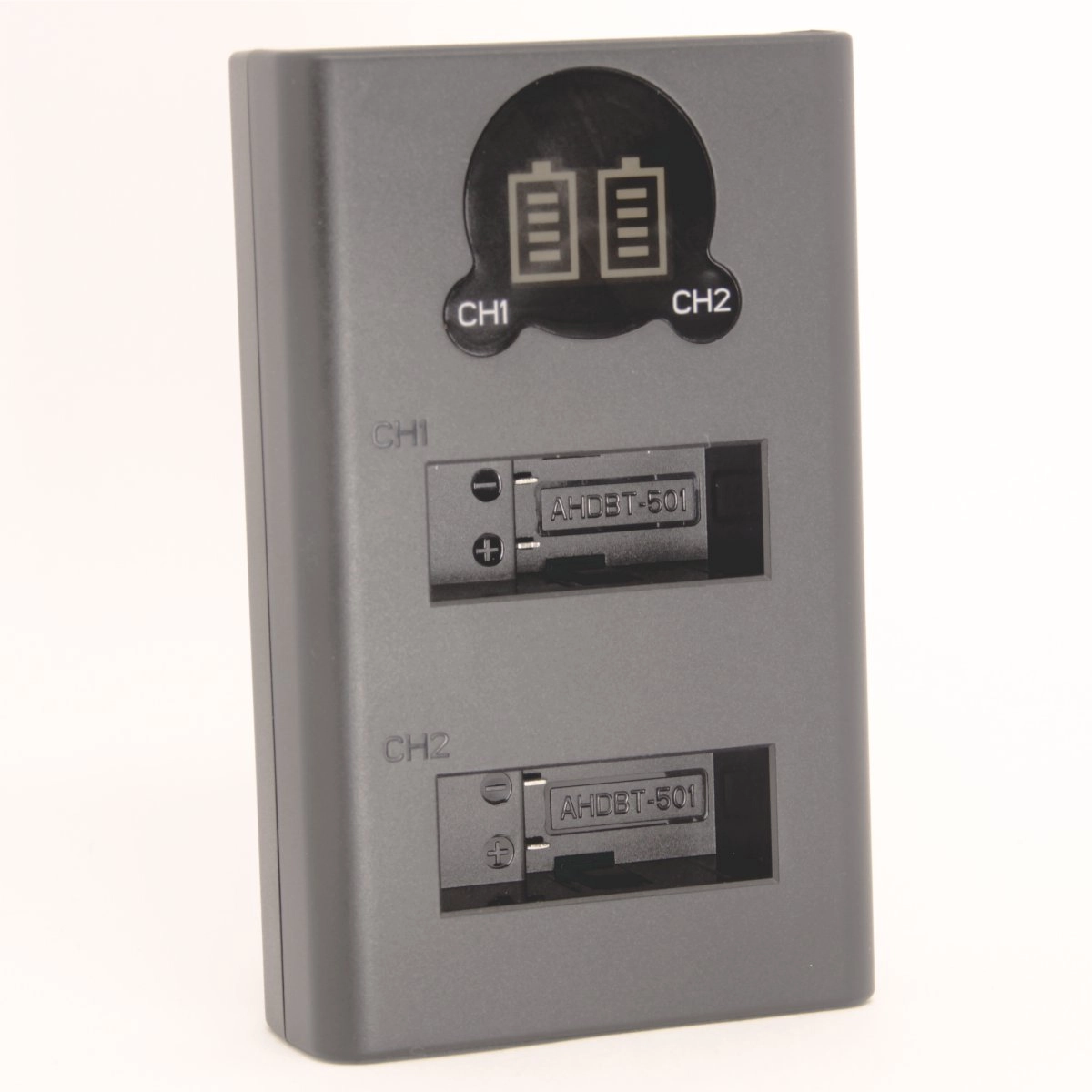 Kit 1 Bateria AHDBT-501 + Carregador Duplo para GoPro 5 Kit 1 Bateria AHDBT-501 + Carregador Duplo para GoPro 5