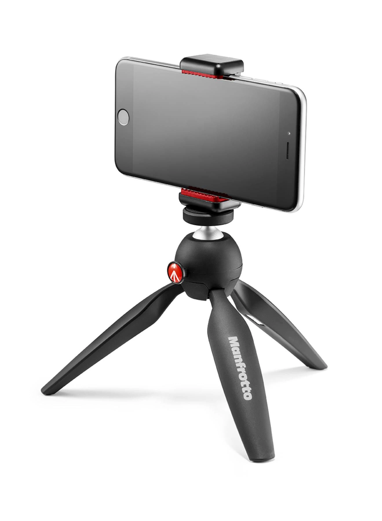 Manfrotto Mini Tripé MKPIXICLAMP-BK PIXI SMART para IPHONE CÂMERA COMPACT E DSLR
