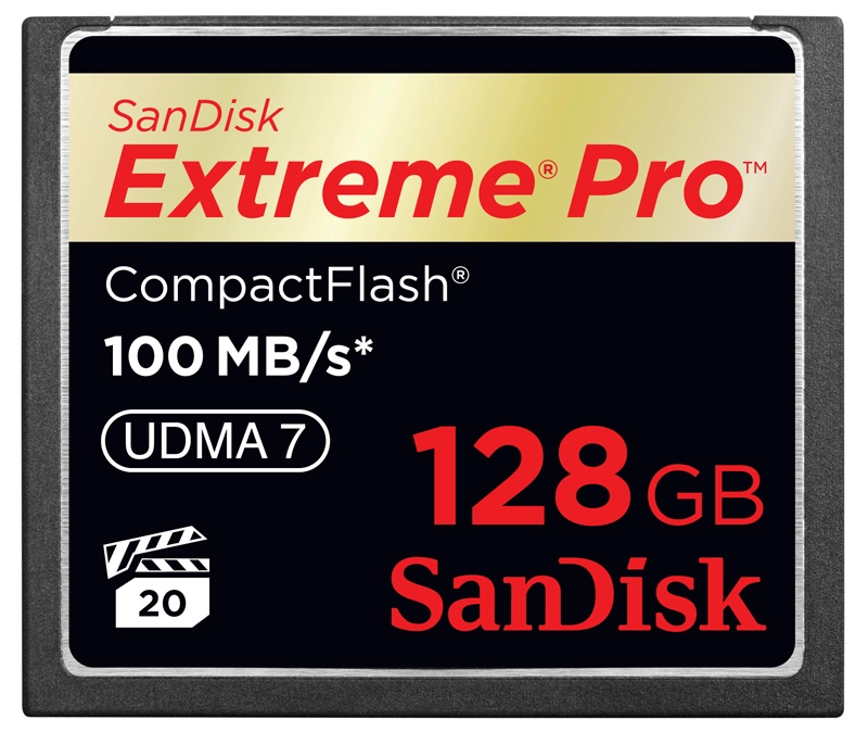 CF 128GB SANDISK EXTREME PRO 160MB