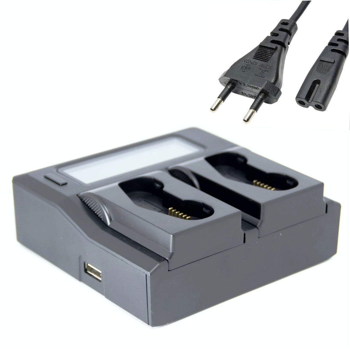 DC181 Carregador Duplo EN-EL18 LCD para Nikon