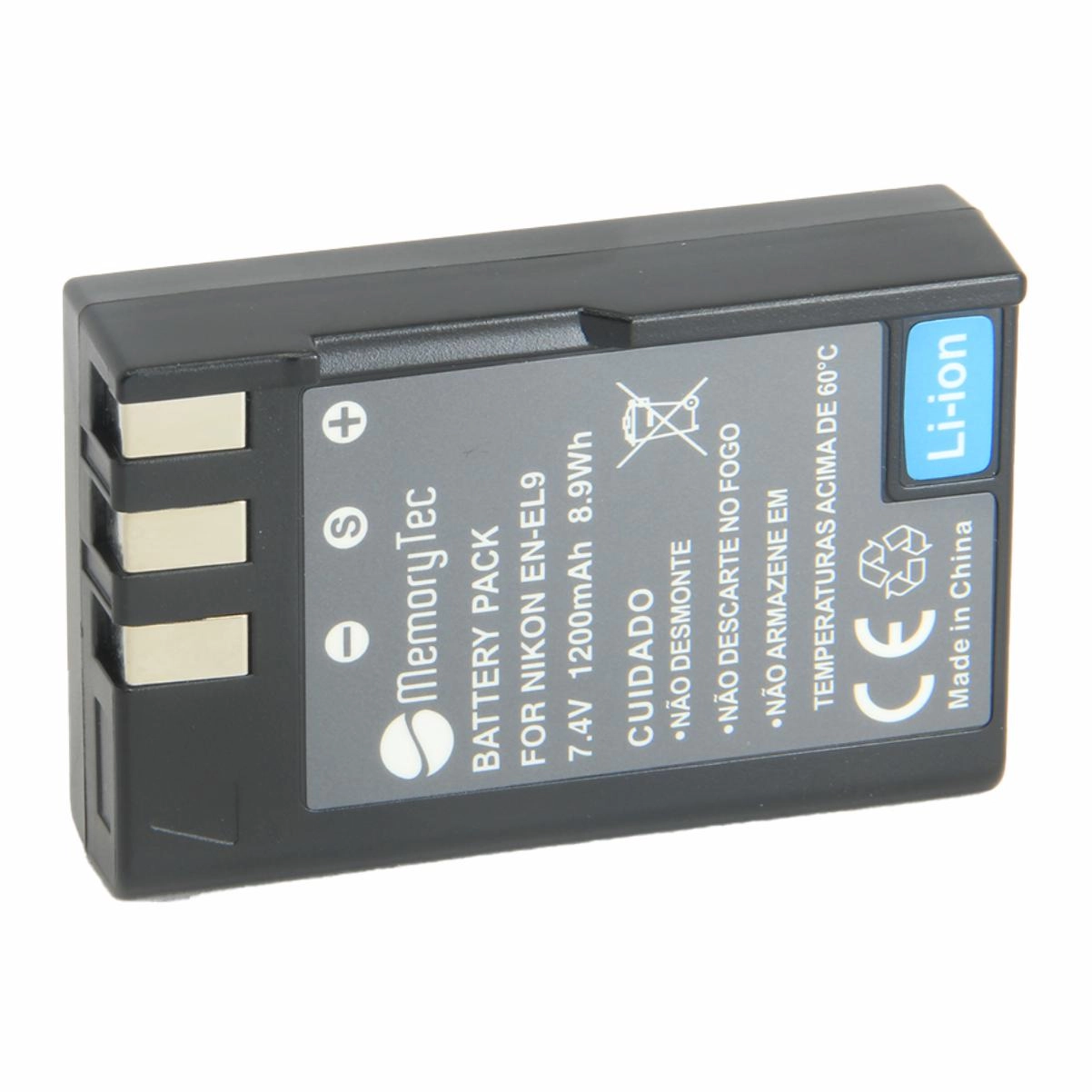 Kit 3 Baterias EN-EL9 + Carregador Duplo DL para Nikon