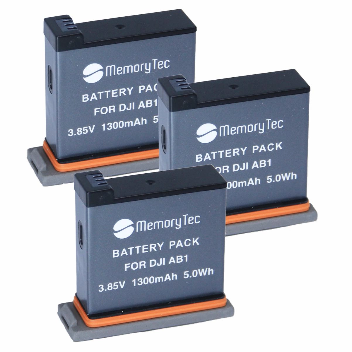 Kit 3 Baterias AB1 para Dji Osmo Action Camera