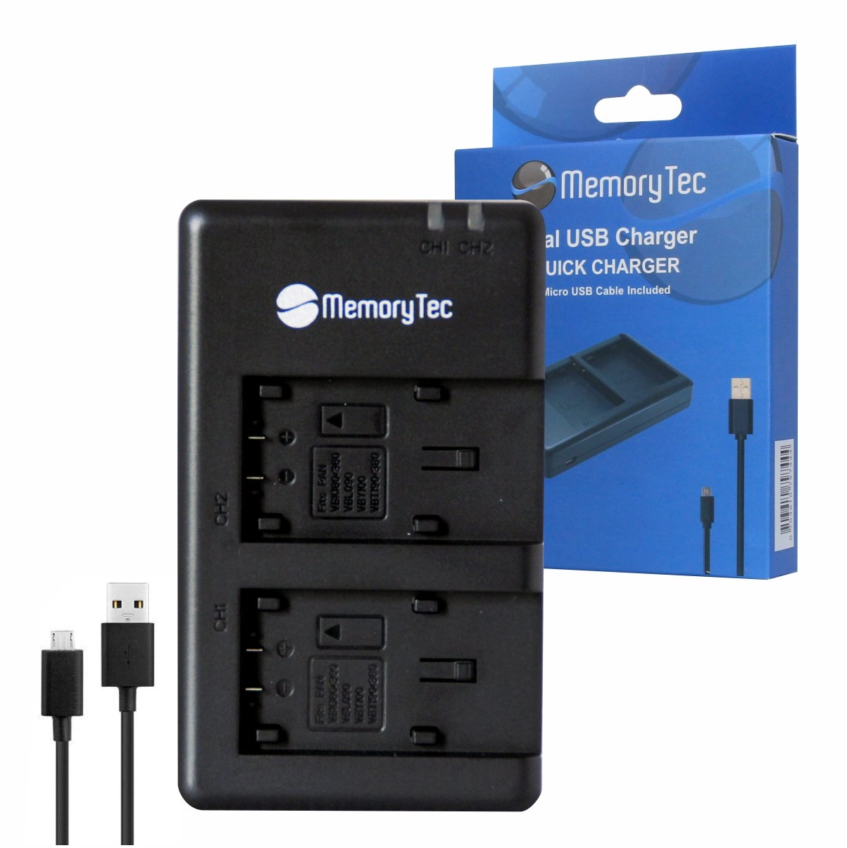 DU Carregador Duplo VW-VBK180 para Panasonic DU Carregador Duplo VW-VBK180 para Panasonic