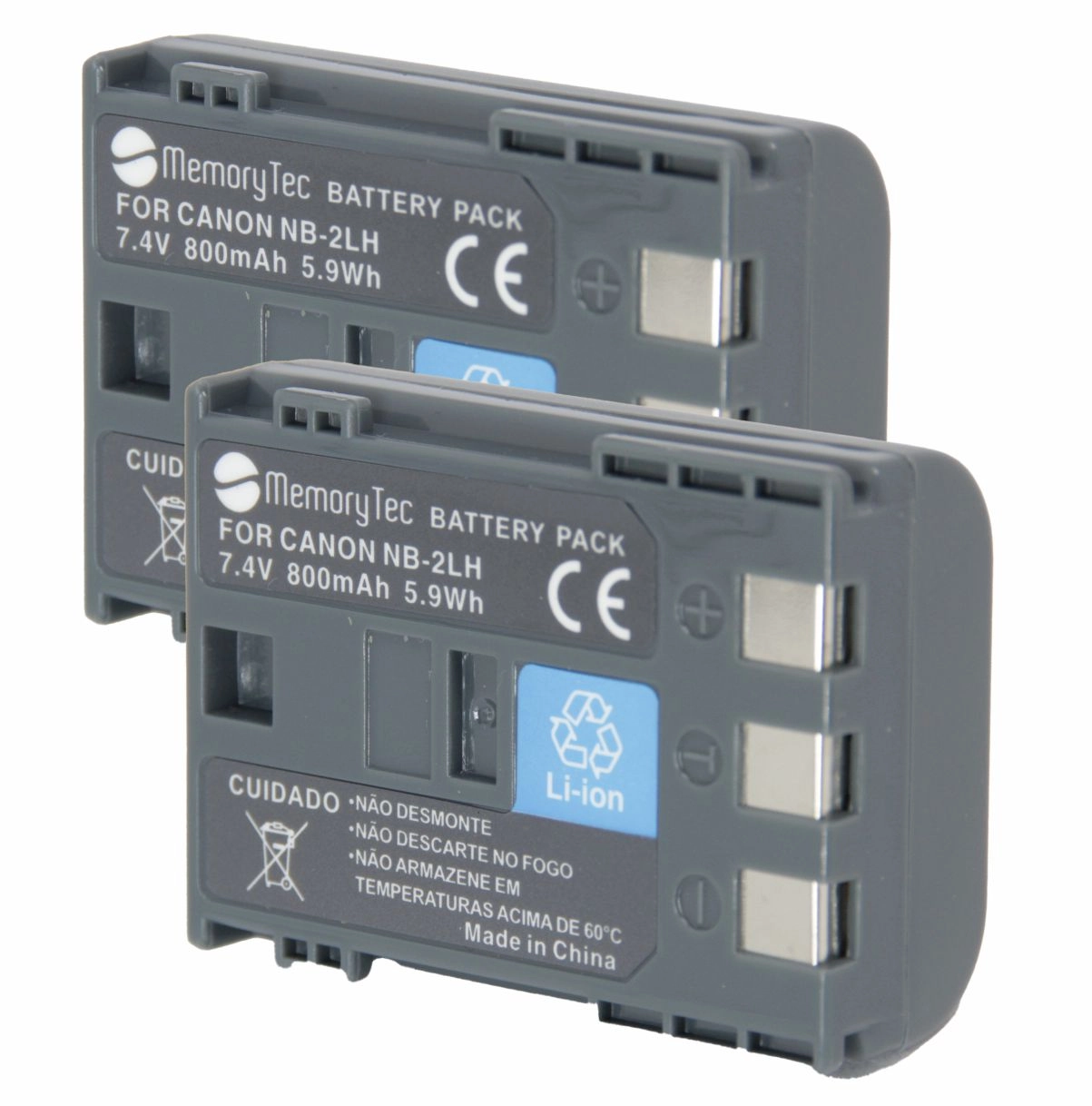 Kit 2 Baterias NB-2LH para Canon