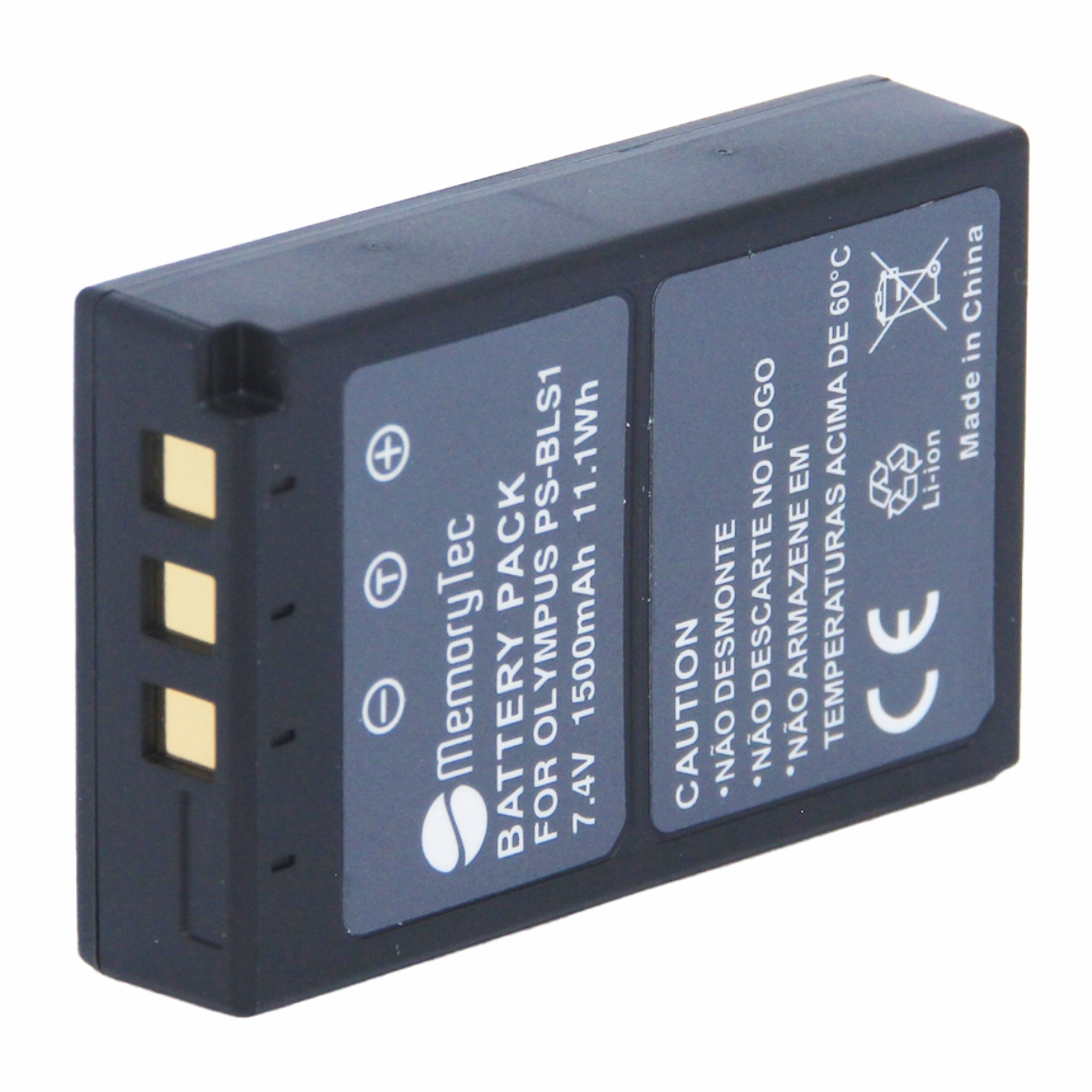 Kit 4 Baterias PS-BLS1 + Carregador Duplo DL para Olympus