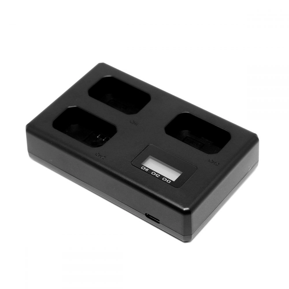 Kit 6 Baterias LP-E6 + Carregador Triplo TT para Canon