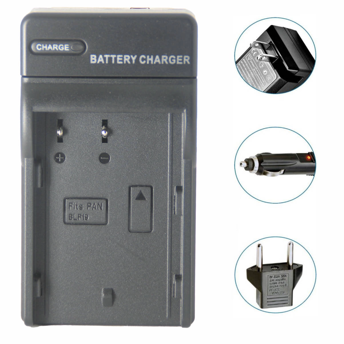 Kit 1 Bateria DMW-BLF19E + Carregador para Panasonic