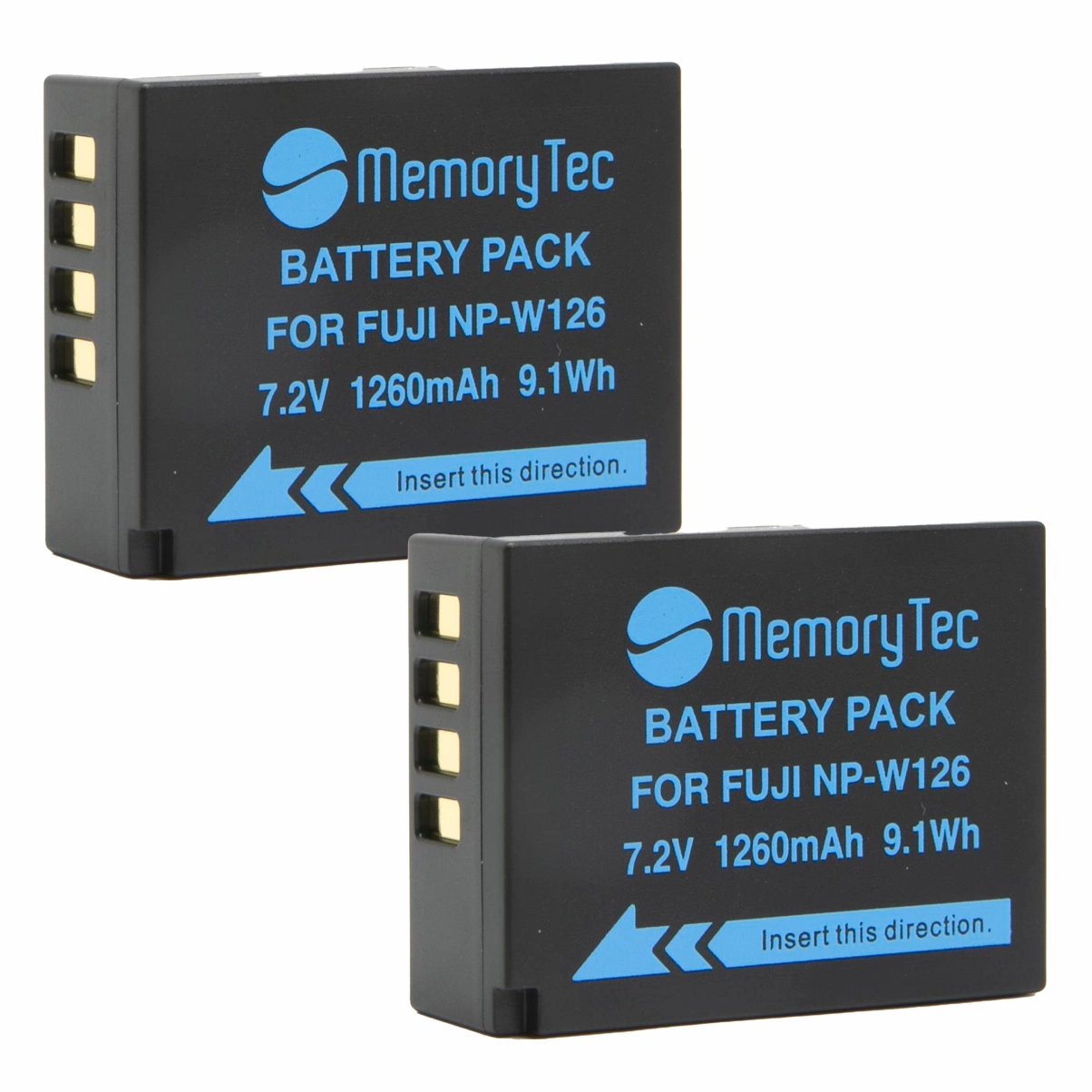 Kit 2 Baterias NP-W126 para Fujifilm