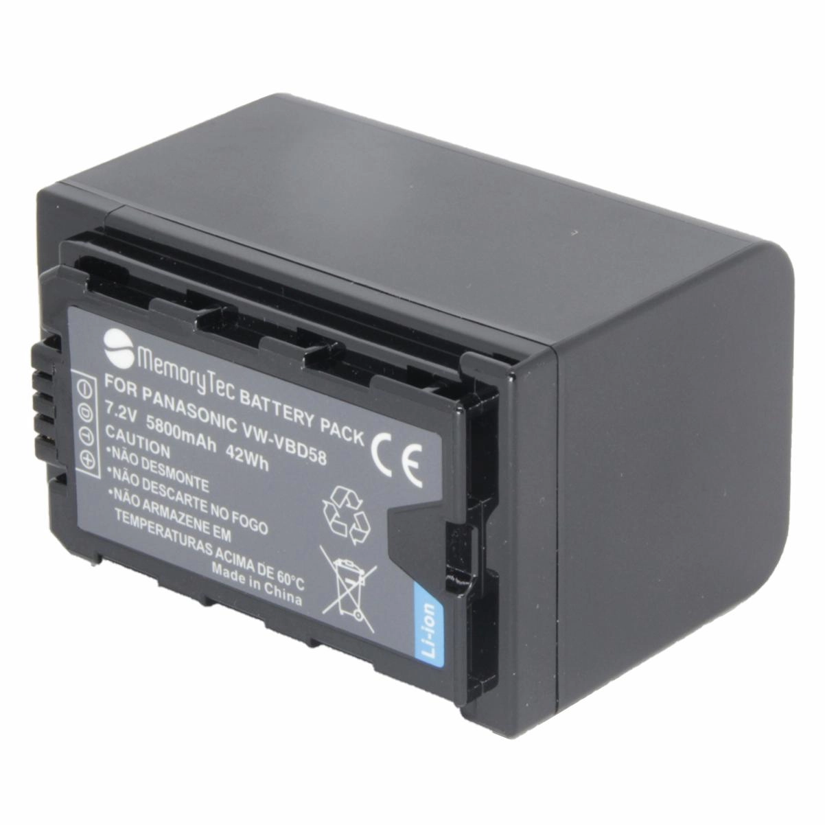 Bateria VW-VBD58 para Panasonic Bateria VW-VBD58 para Panasonic