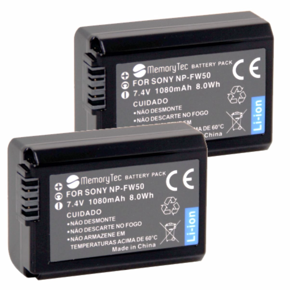Kit 2 Baterias NP-FW50 Para Sony