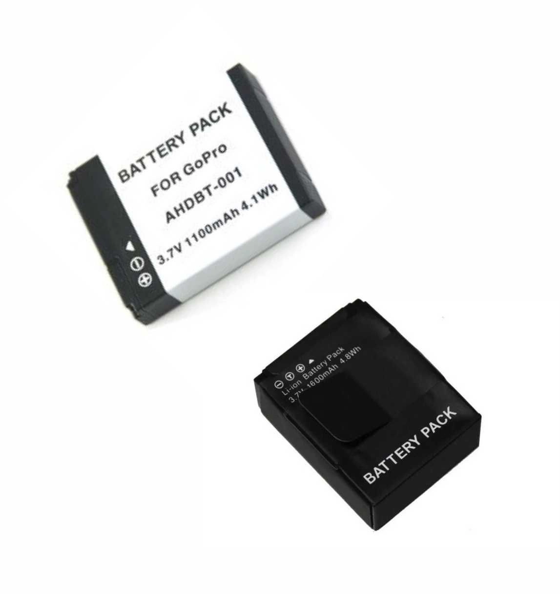 Kit 1 Bateria AHDBT-001 + 1 Bateria AHBT-301 para GoPro