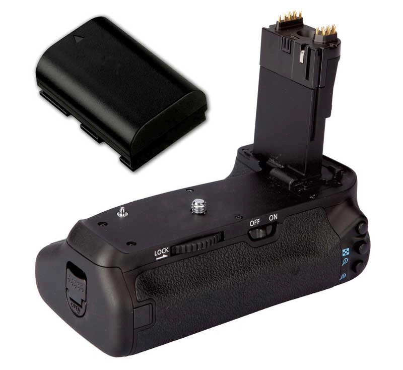 Kit Battery Grip BG-E14 + Baterias LP-E6 para Canon