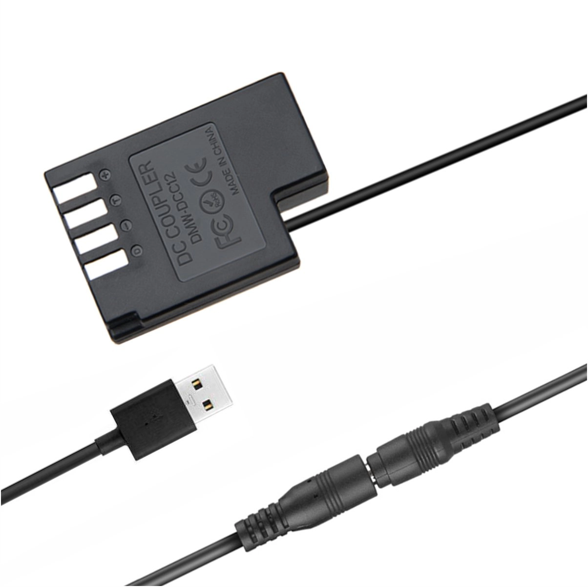 Adaptador Dummy USB DCC12 / DMW-BLF19 para Panasonic Adaptador Dummy USB DCC12 / DMW-BLF19 para Panasonic