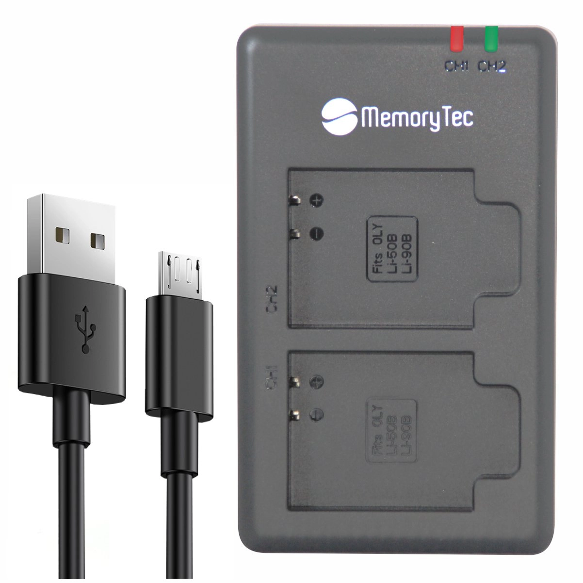 Kit 1 Bateria NP-BK1/FK1 + Carregador Duplo DL para Sony