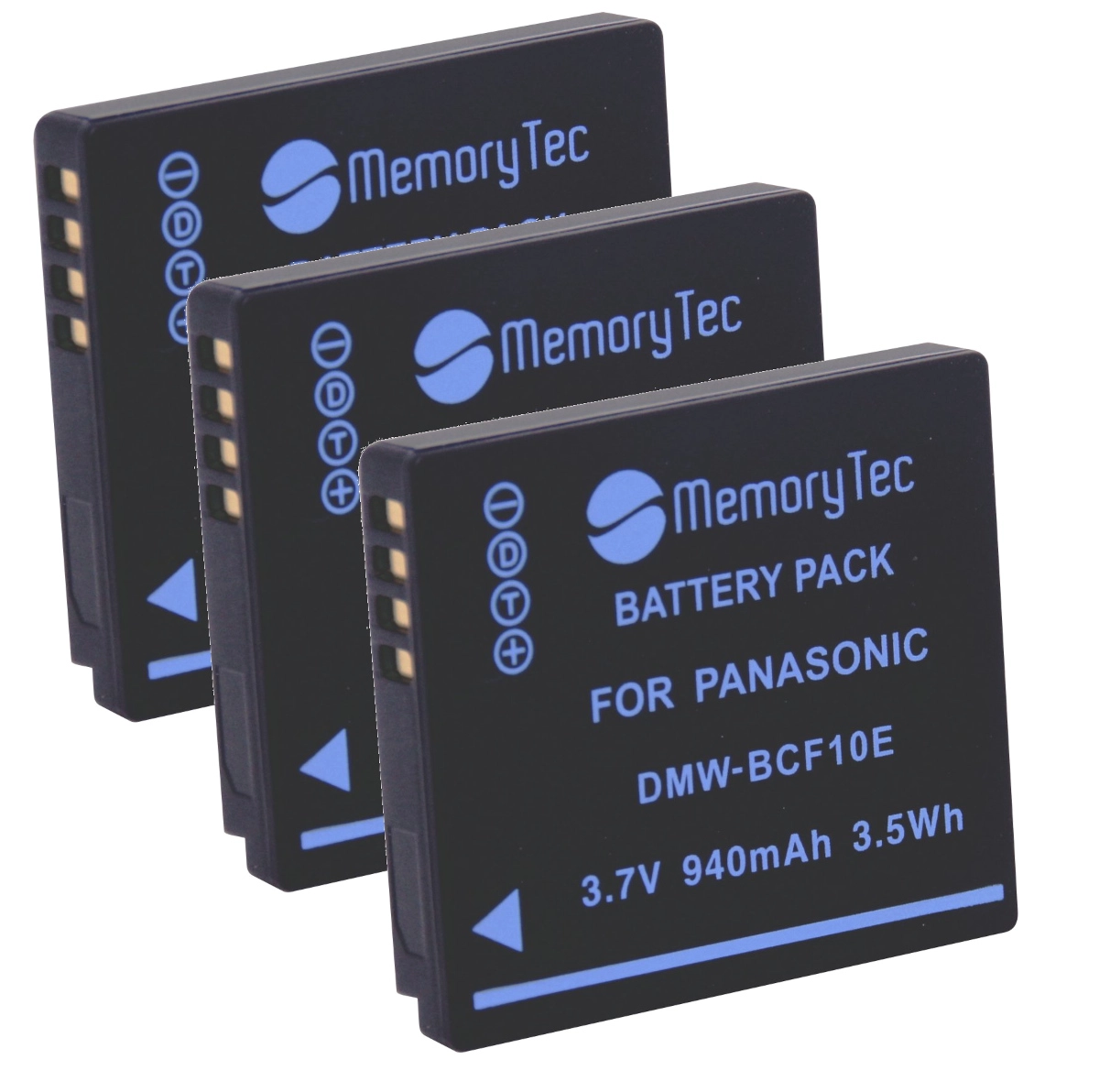 Kit 3 Baterias DMW-BCF10 para Panasonic