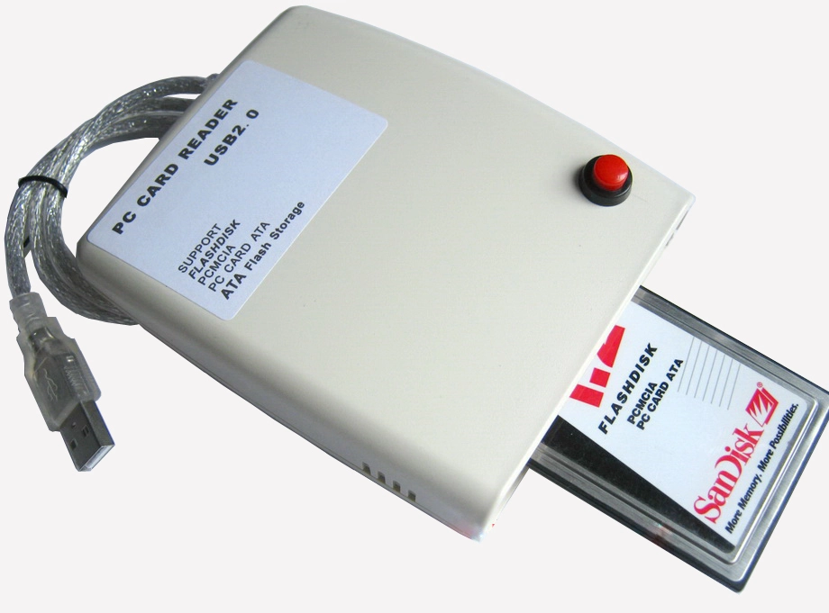 Leitor USB para PCMCIA / PC card ATA /flasdisk / ATA Flash Storage