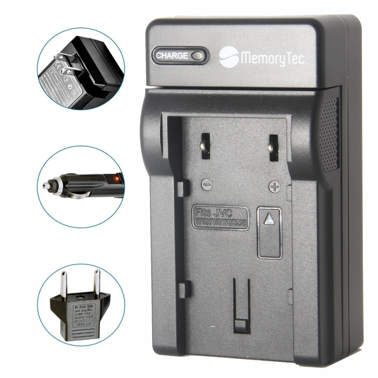 Kit 2 Baterias BN-VF823 + Carregador para JVC Kit 2 Baterias BN-VF823 + Carregador para JVC