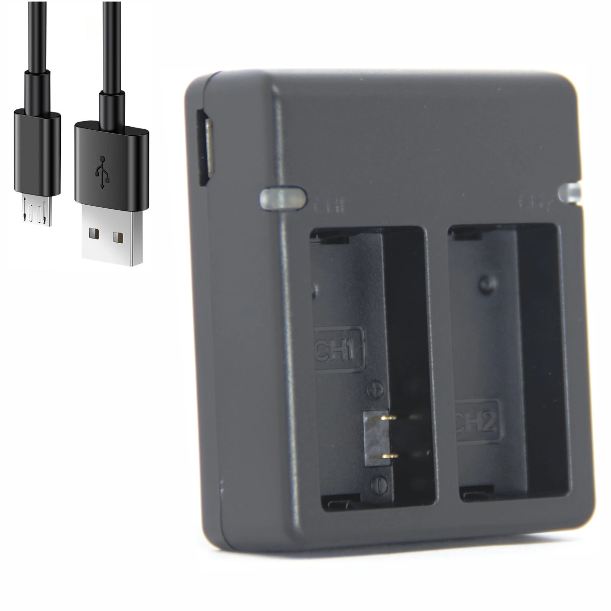 Kit 4 AHDBT-201 + 2 Carregadores Duplo Para GoPro 3