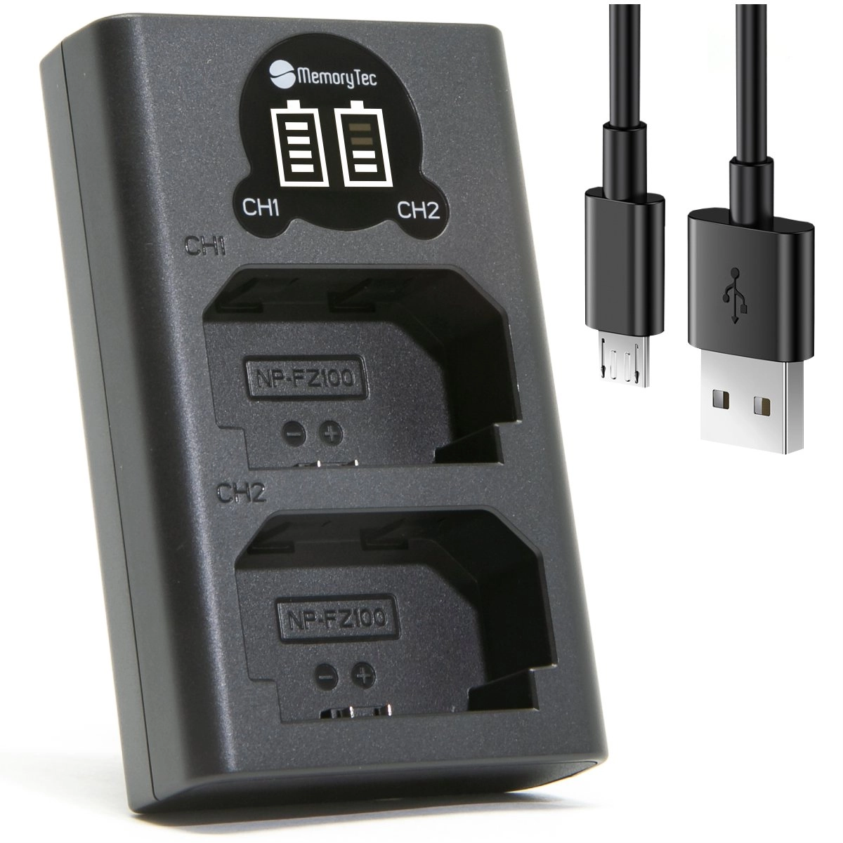 Kit 1 Bateria NP-FZ100 + Carregador Duplo DL para Sony