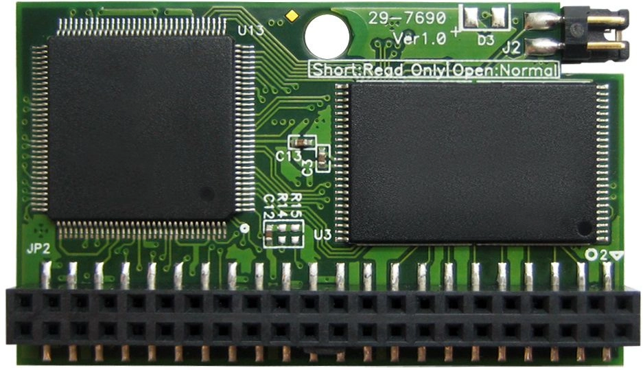 Módulo IDE Flash DOM 44 Pinos PATA 4GB Transcend (Horizontal)