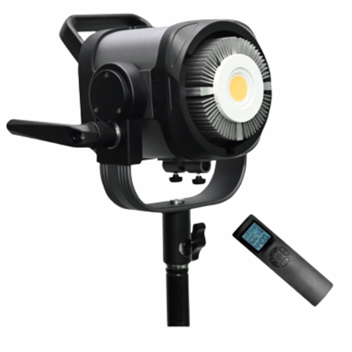 Iluminador Refletor Led COB 100W 5600K com controle remoto