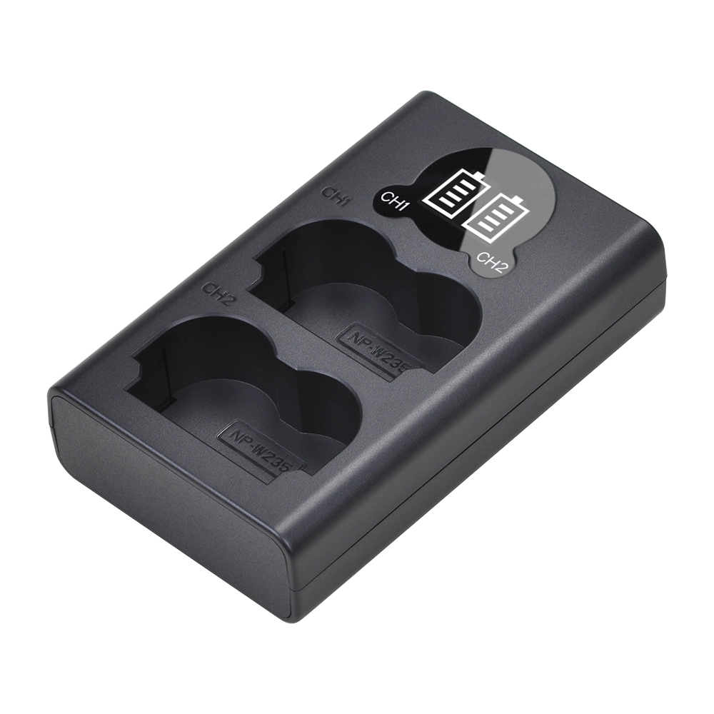 Kit 4 Baterias NP-W235 + Carregador Duplo DL para Fujifilm