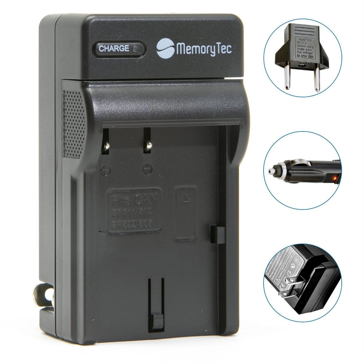 Kit 1 Bateria BP-511A + Carregador para Canon Kit 1 Bateria BP-511A + Carregador para Canon