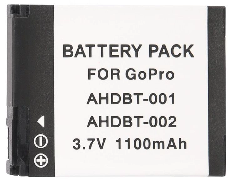 Kit 4 Baterias AHDBT-001 + Carregador para GoPro 1