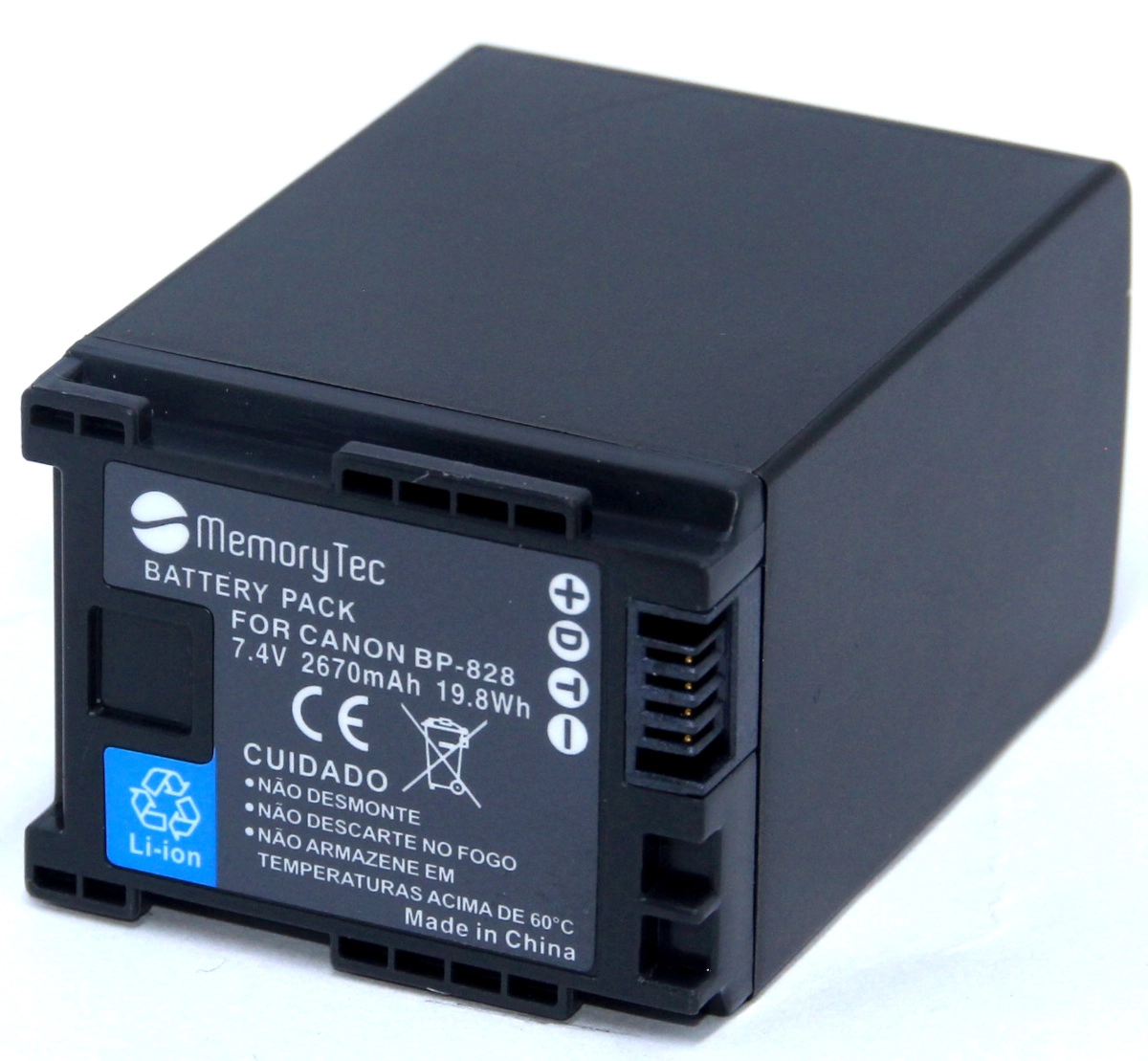Kit 1 Bateria BP-828 + Carregador para Canon Kit 1 Bateria BP-828 + Carregador para Canon
