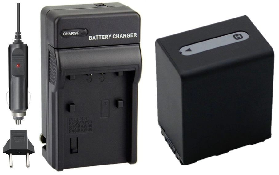 Kit 1 Bateria NP-FH100 + Carregador para Sony