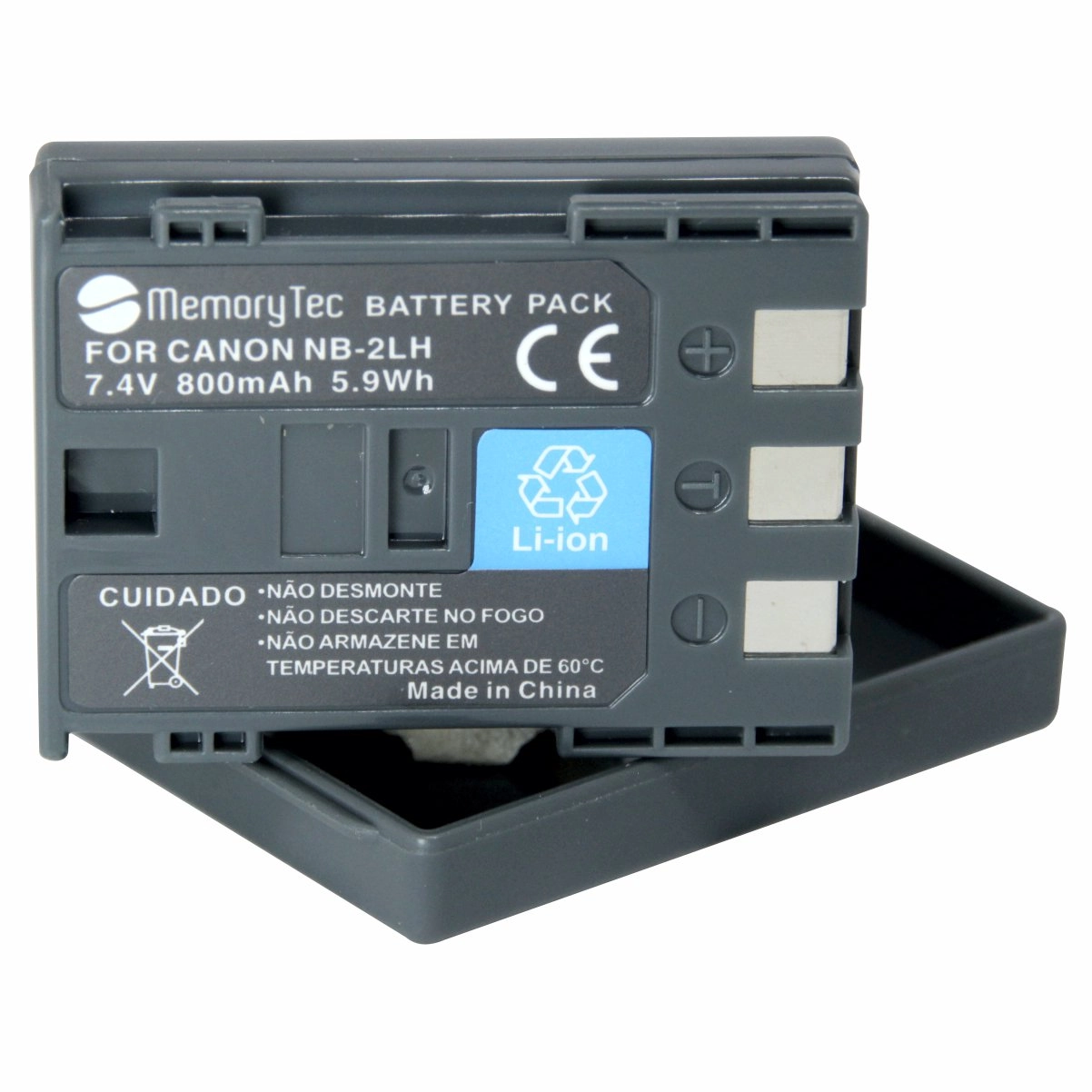 Kit 1 Bateria NB-2LH + Carregador para Canon