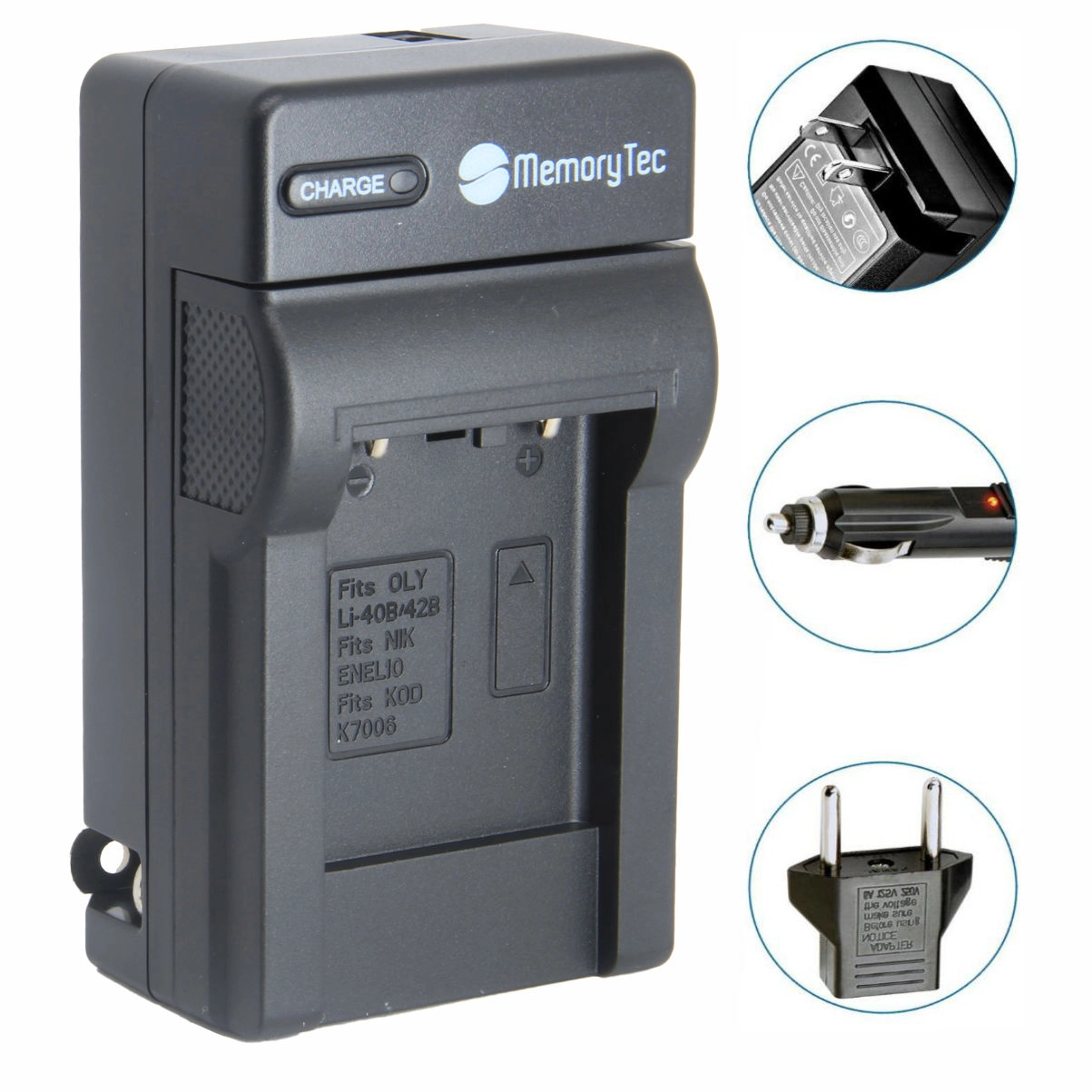 DC83 Carregador Li-40b/42b / EN-EL10 / Klick 7006 / NP-90 para variadas marcas