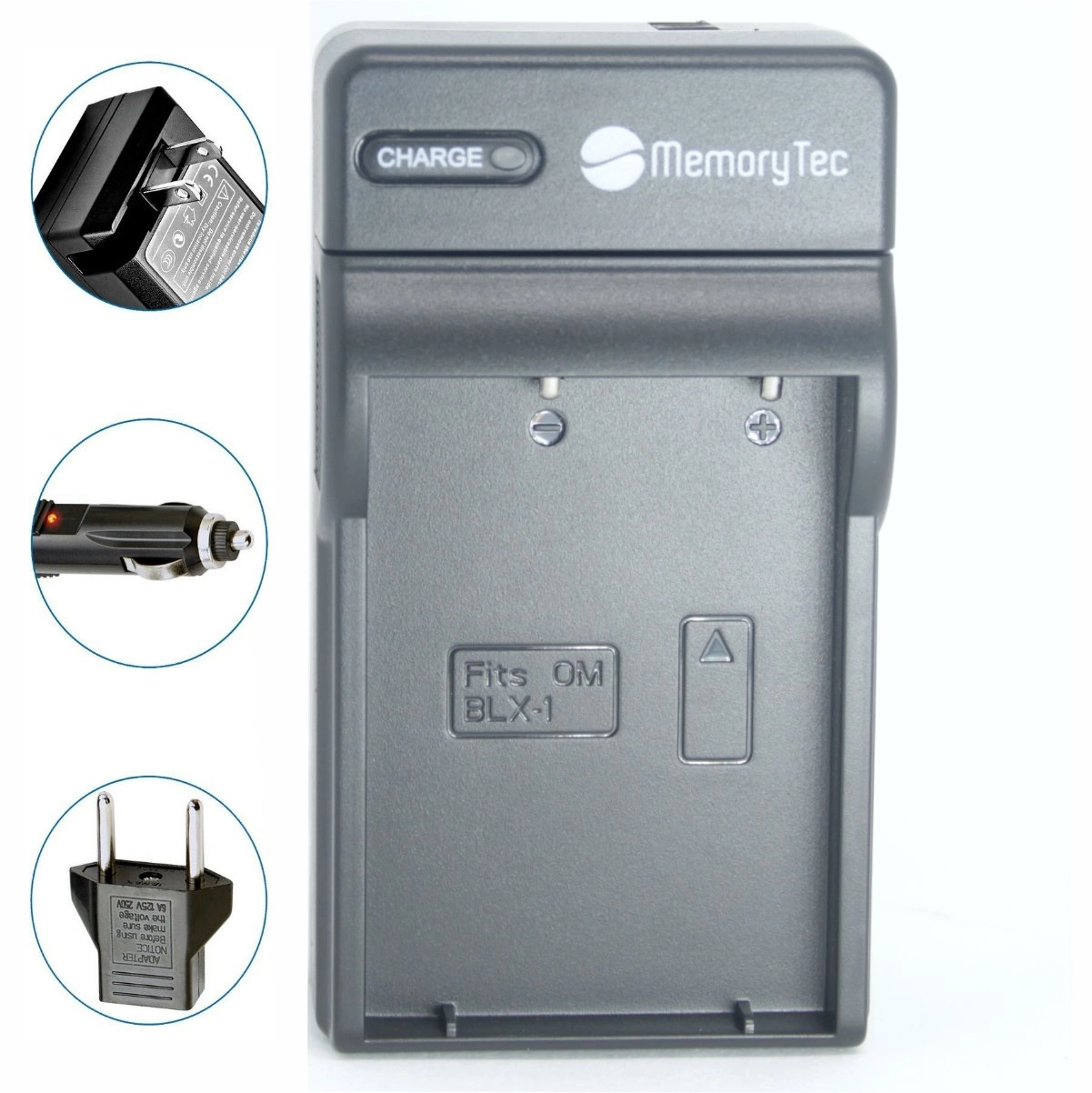 DC183 Carregador BLX-1 para Olympus