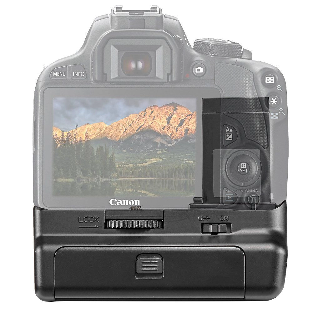 Kit Battery Grip 100DH + 2 Baterias LP-E12 + Carregador Duplo DL para Canon SL1