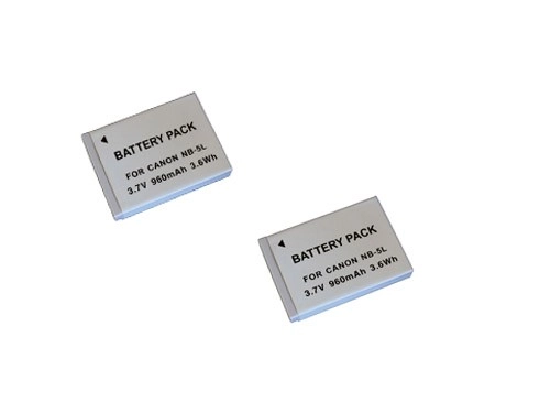 Kit 2 Baterias NB-5L para Canon