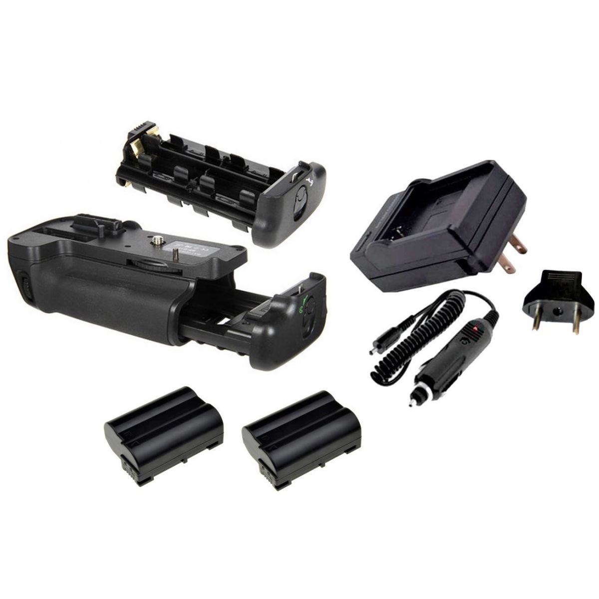 Kit Battery Grip MB-D11 + 2 Baterias EN-EL15 + Carregador para Nikon