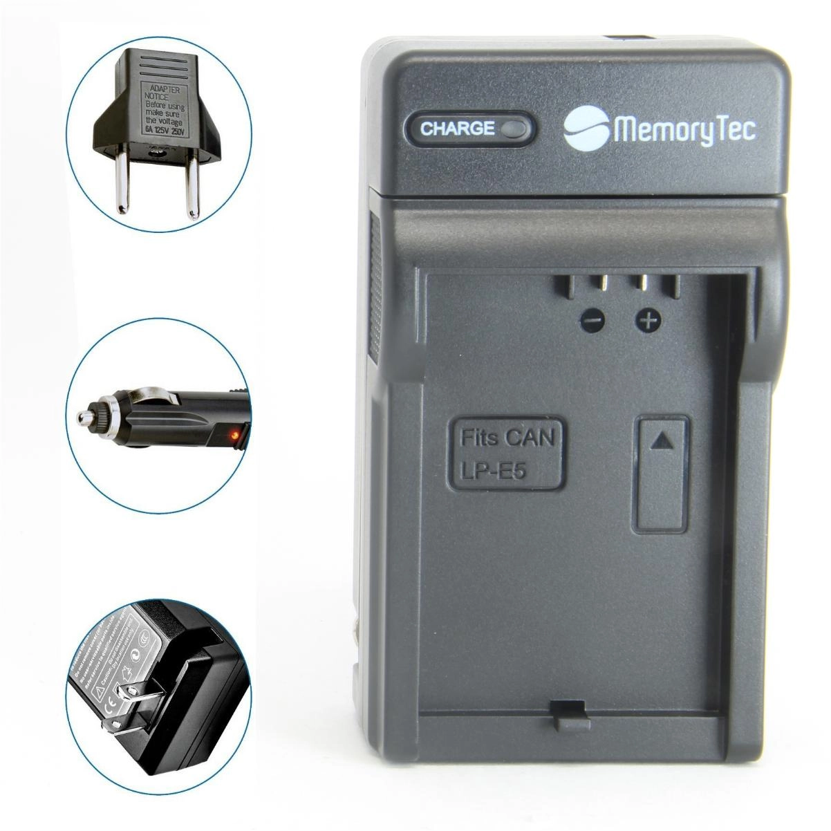 Kit 2 Baterias LP-E5 + Carregador para Canon Kit 2 Baterias LP-E5 + Carregador para Canon