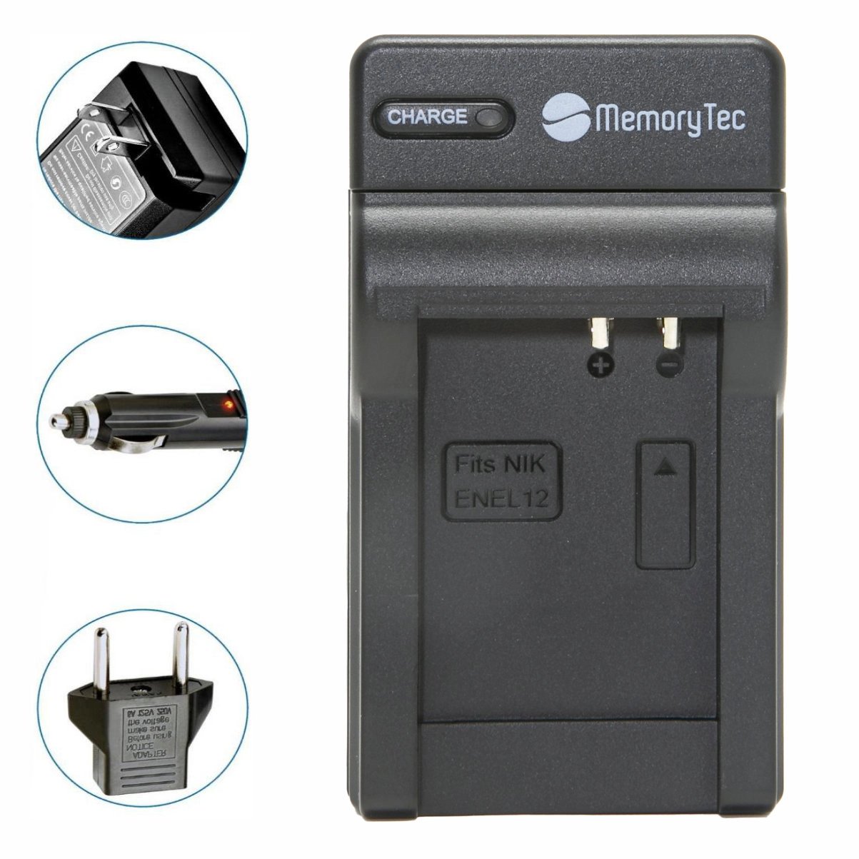 Kit 2 Baterias EN-EL12 + Carregador para Nikon