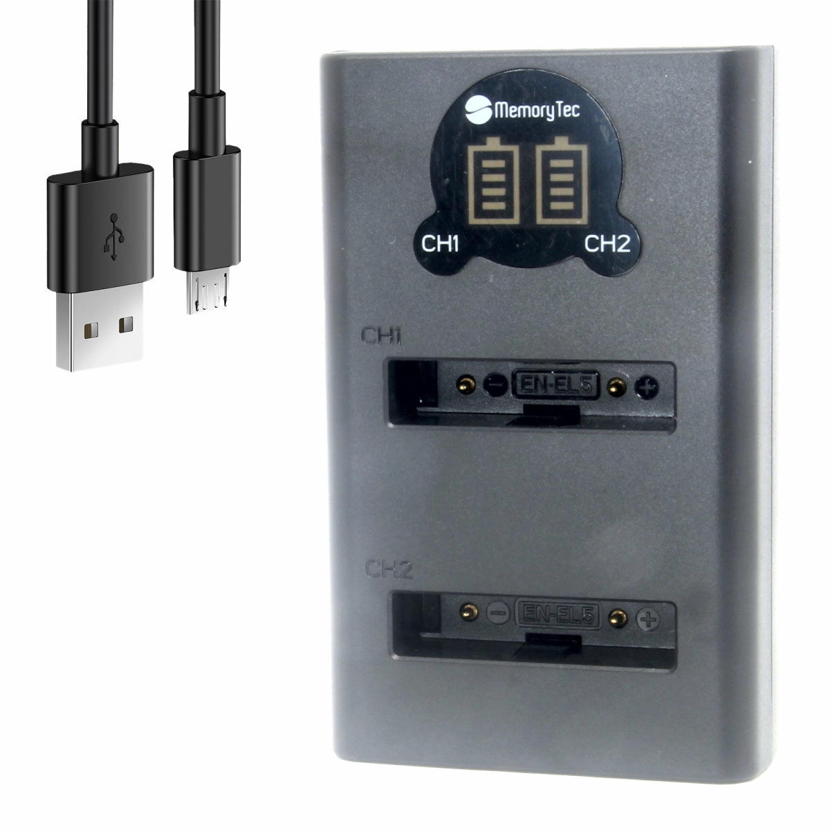 DL Carregador Duplo EN-EL5 para Nikon