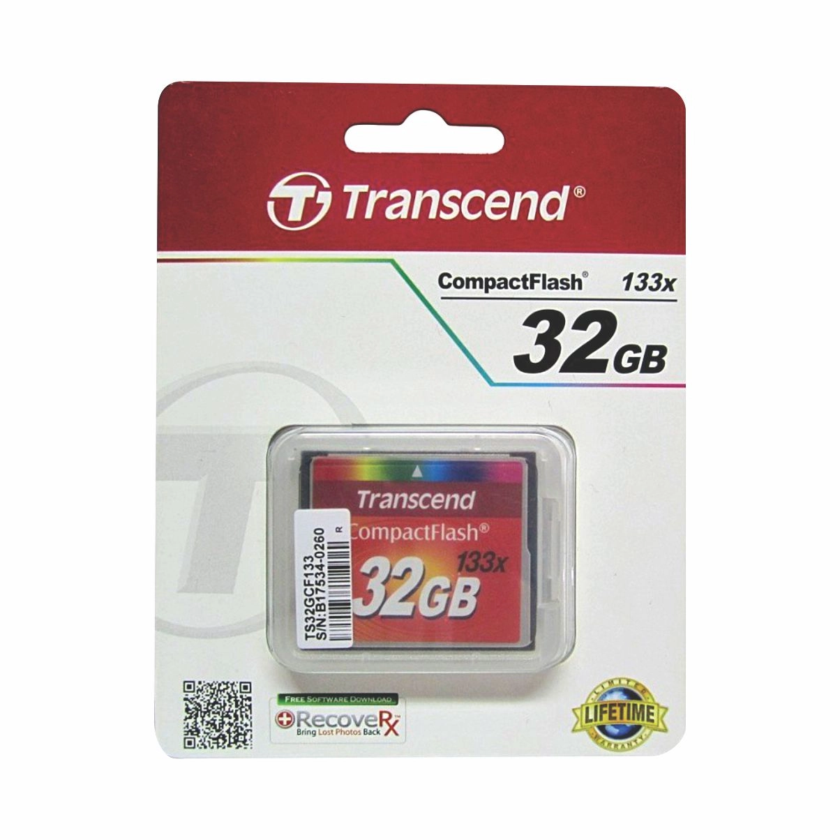 CF 32GB TRANSCEND 133X TS32GCF133