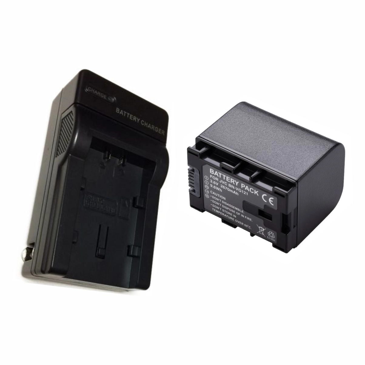 Kit 1 Bateria BN-VG121 + Carregador para JVC