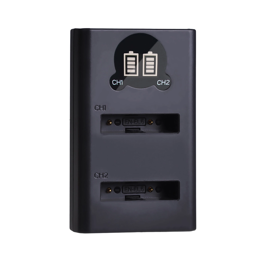 Kit 1 Bateria EN-EL5 + Carregador Duplo DL para Nikon Kit 1 Bateria EN-EL5 + Carregador Duplo DL para Nikon