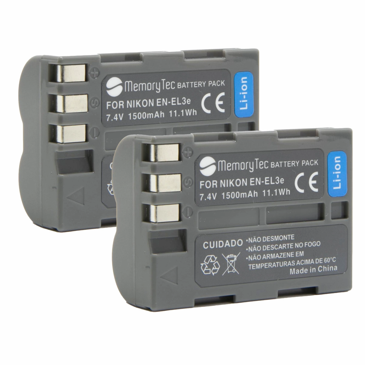 Kit 2 Baterias EN-EL3 para Nikon
