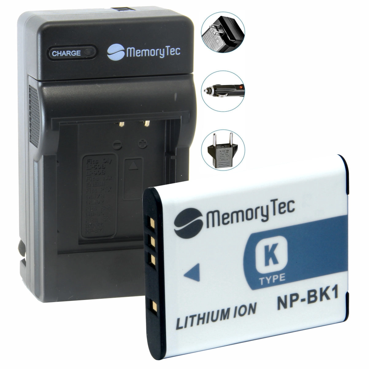 Kit 1 Bateria NP-BK1 + Carregador para Sony