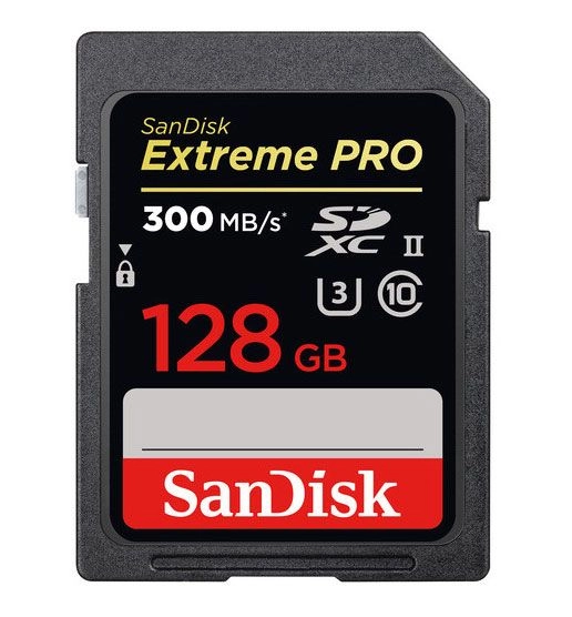 SDXC Sandisk 128GB EXTREME PRO 300MBS