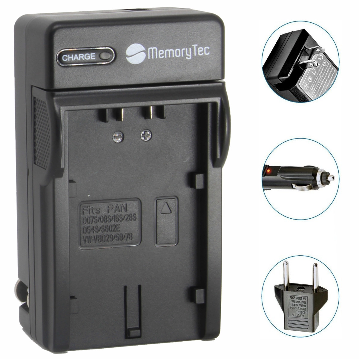 DC60 Carregador D07S / D08S / D54S para Panasonic