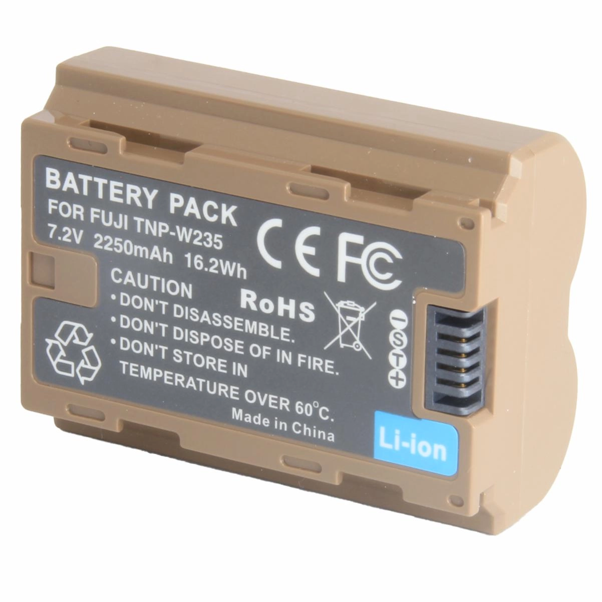 Bateria Com USB-C TNP-W235 para FujiFilm